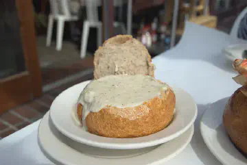 Clam Chowder at CrabPot